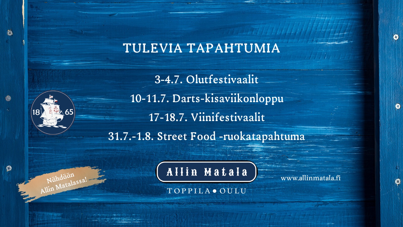 Allin tapahtumat